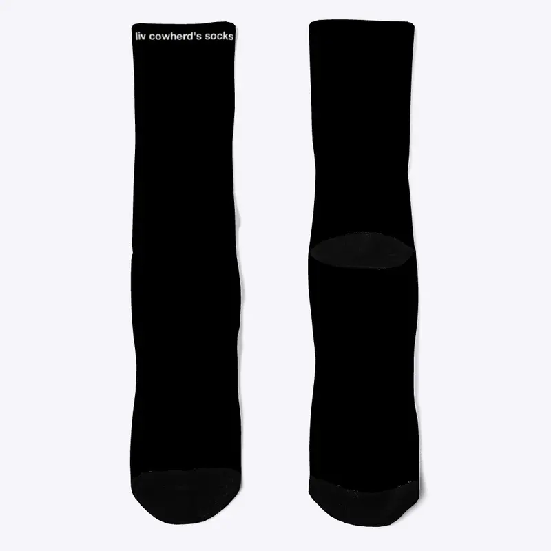 Liv Cowherd's Black Socks