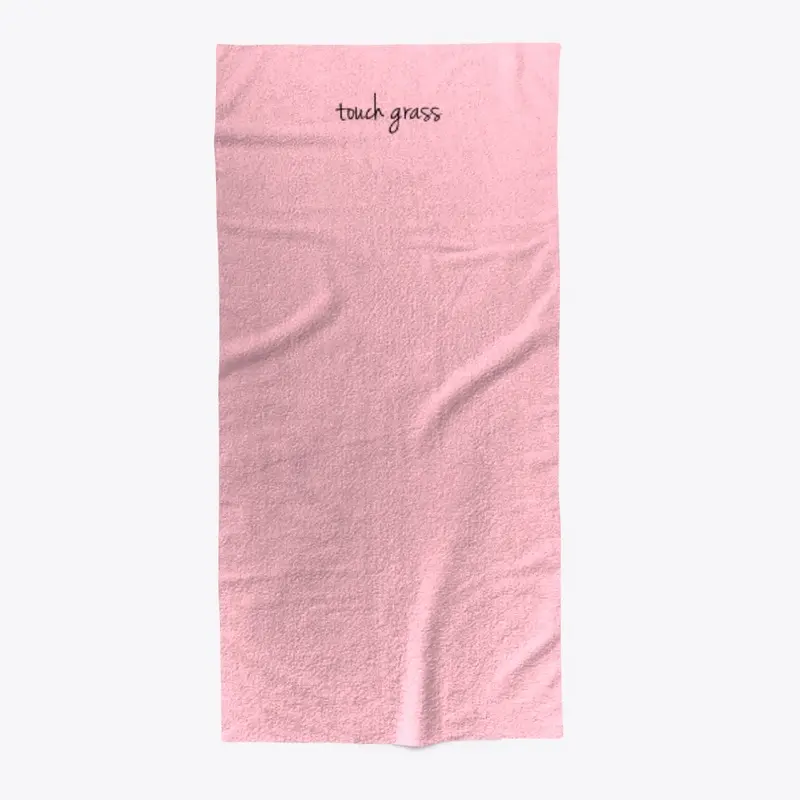 Touch Grass Towel (Warm Colors)